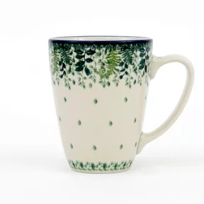 Kubek ceramiczny D05 0,3l <br> 2206X Zielone paprocie